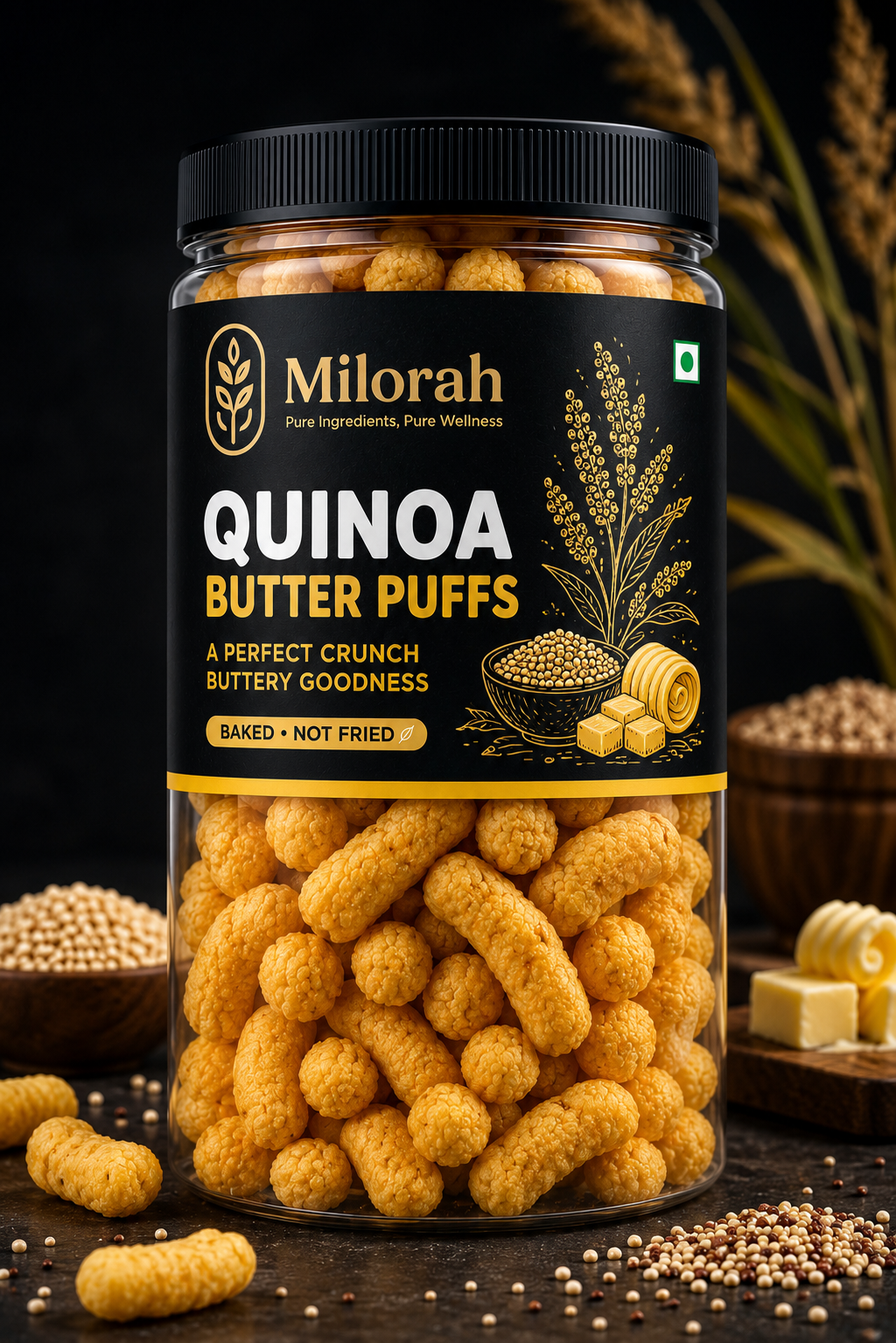 Quinoa Butter Puffs